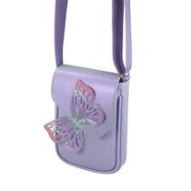 Bolsa Infantil Pampili com Borboleta Holográfica Lilás