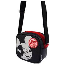 Bolsa Infantil Pampili Disney Preta Com Brilho Mickey Mouse