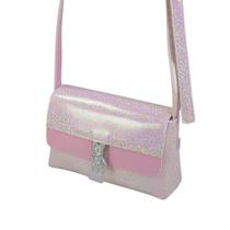 Bolsa Infantil Pampili Holográfica com Patch Ursinho Rosa