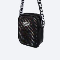 Bolsa Infantil Pampili Strass Coloridos Preta 600.1207 Bolsa Infantil Pampili Strass Coloridos Preta 600.1207