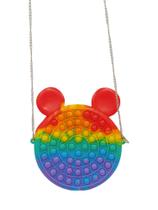 Bolsa Infantil Silicone Fidget Toys Pop It Brinquedo Anti Stress Bolha Colorido BL-801