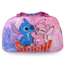 Bolsa Infantil Stitch Rosa Ideal para Passeio e Presente