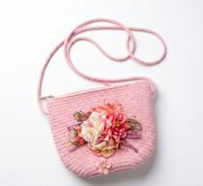 Bolsa Infantil Transversal Artesanal Praiana Com Flores Alça 15x17cm Cores Cor:Rosa Pink Bolsa Infantil Transversal Artesanal Praiana Com Flores Alça 15x17cm Cores Cor:Rosa Pink