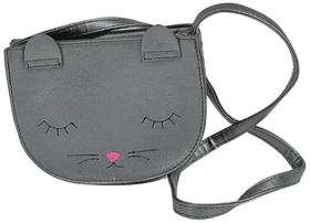 Bolsa Infantil Transversal Gatinho Prata Pagani Pg12056