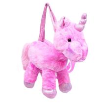 Bolsa Infantil Unicórnio 32cm - Pelúcia