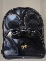 Bolsa infantil verniz, preto