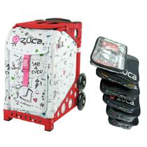 Bolsa Inserto ZUCA SK8 Sport com Estrutura Vermelha e Bolsos