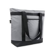 Bolsa isolada Cooler BeeGreen, grande, à prova de vazamentos, cinza