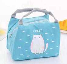 Bolsa Isolamento Térmico Desenho Gato Peixe ul Bolsa Isolamento Térmico Desenho Gato Peixe ul