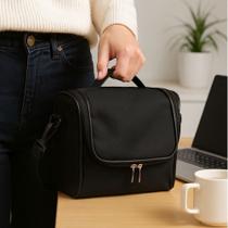 Bolsa Isotérmica Lancheira Térmica Porta Marmita Preta