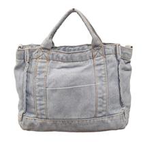 Bolsa Jeans Feminina Saco Sacola Reforçada Moda Praia Urbano Style