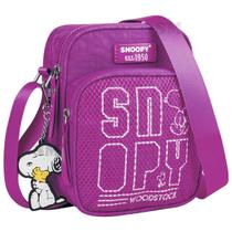 Bolsa Juvenil Moderna Descolada bolso celular Snoopy Lilás