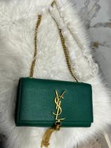 Bolsa kate italianaaa em couro caviar