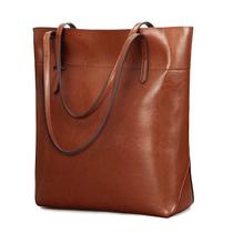 Bolsa Kattee Vintage de couro genuíno para mulheres