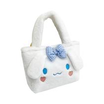 Bolsa Kawaii Sanrio de Pelúcia Kuromi e Cinnamoroll - Bolsa Crossbody para Viagem