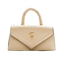 Bolsa Kim Couro Off White Cecconello C2324-3