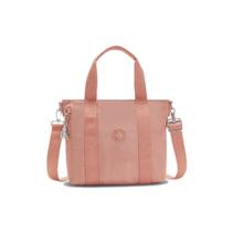 Bolsa Kipling Asseni Pequena Transversal Rosa