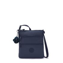Bolsa Kipling Keiko Mini feminina azul de nylon resistente à água