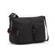 Bolsa Kipling Sidney Alça Transversal - Preto 26x34x17 cm