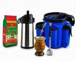 Bolsa Kit Chimarrão Tererê Porta Cuia/Bomba/Erva Mate/Garrafa Térmica Mod037