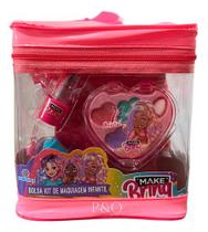 Bolsa kit de maquiagem infantil menina criança brinquedo