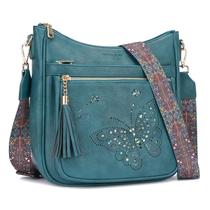 Bolsa KITEVIUN Média em material vegano com Borboleta e Tassel Bolsa KITEVIUN Média em material vegano com Borboleta e Tassel