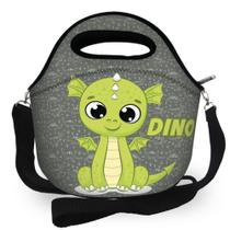 Bolsa Lancheira Escolar Infantil Térmica - Dino