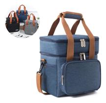 Bolsa Lancheira Térmica 13l Com Dupla Camada Trabalho Bolsa Lancheira Térmica 13l Com Dupla Camada Trabalho