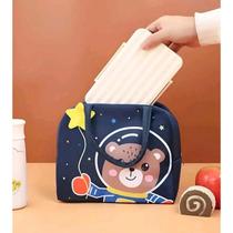 Bolsa lancheira térmica infantil bichos delicado