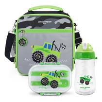 Bolsa Lancheira Térmica Infantil Marmita Garrafinha Escolar