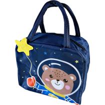 Bolsa Lancheira Térmica Infantil p/ Marmita Escolar Bolsinha Passeio Lanche