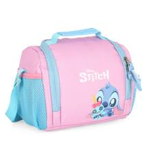 Bolsa Lancheira Térmica Infantil Stitch Bebê Disney Rosa Bolsa Lancheira Térmica Infantil Stitch Bebê Disney Rosa