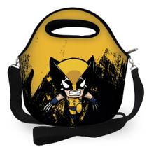 Bolsa Lancheira Térmica Lancheira Escolar Infantil - Herói Wolver - Super Oferta