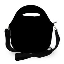 Bolsa Lancheira Térmica Lancheira Escolar Infantil - Preto - Super Oferta