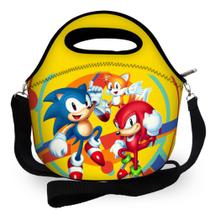 Bolsa Lancheira Térmica Lancheira Escolar Infantil - Sonic Personagens - Super Oferta Bolsa Lancheira Térmica Lancheira Escolar Infantil - Sonic Personagens - Super Oferta