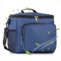 Bolsa Lancheira Térmica Marmita Necessaire De Viagem Escolar