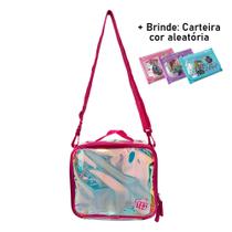 Bolsa/Lancheira Transparente YES - Compacta e Versátil + Brinde: Carteira
