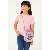 Bolsa Lateral Infantil Hello Kitty Veludo Cotelê Alça Regulável Xeryus