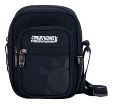 Bolsa Lateral Sh01 Esportiva Corinthians Xeryus Preto