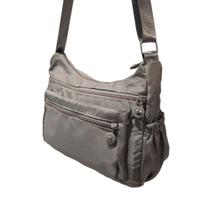 Bolsa Lateral Transversal Lisa Casual Cinza Bolsa Lateral Transversal Lisa Casual Cinza
