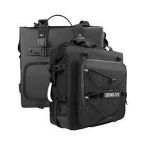 Bolsa Lateral Universal Para Motocicleta 20L Com Suporte Para Barras De Proteção E Armazenamento De