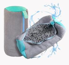 Bolsa Lava Tênis Para Máquina De Lavar Protetora Calçados