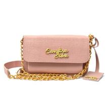 Bolsa Leboy Feminina Alça De Corrente Estilo Jovem Novidade com alça Transversal de corrente Bolsa Leboy Feminina Alça De Corrente Estilo Jovem Novidade com alça Transversal de corrente