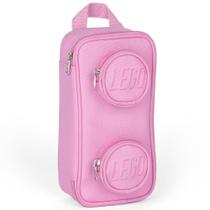 Bolsa LEGO Brick Light Pink para material escolar e trabalho Bolsa LEGO Brick Light Pink para material escolar e trabalho