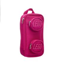 Bolsa LEGO Brick Red Violet para material escolar e trabalho