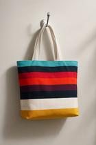 Bolsa Listrada Colorida Estilo Retrô em Algodão Reciclado Ecológica