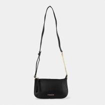 Bolsa Lívia Tiracolo em Couro Preta Bolsa Lívia Tiracolo em Couro Preta