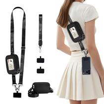 Bolsa Lopnord Clip and Go Strap, carteira tiracolo preta