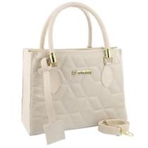 Bolsa Lorena Bordada Paris Feminina Transversal e de Mão Selfie Store