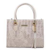 Bolsa lorena croco cores alça transversal